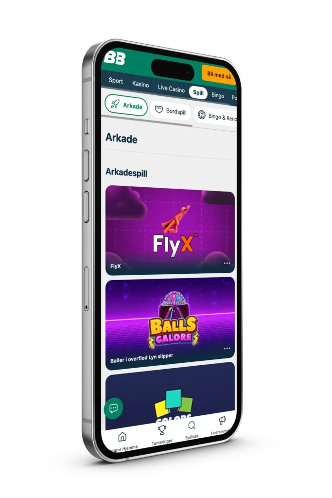 BoaBet Mobil App Spill